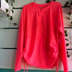 Pink swim coverup…